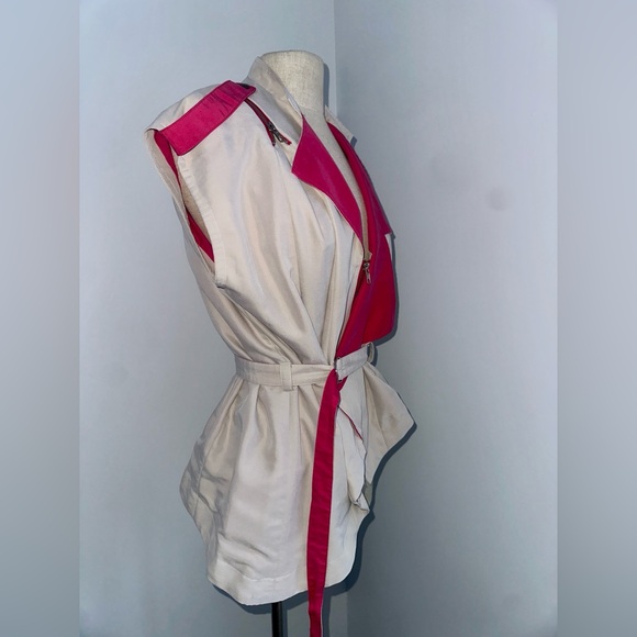 ASOS: Pink and Cream Women's Top - Picture 2 of 3